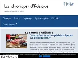 Sites similar to leschroniquesdadelaide.fr