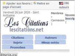 Sites similar to lescitations.net