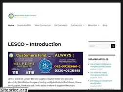 Sites similar to lesco.pk