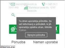 Sites similar to lescom.si