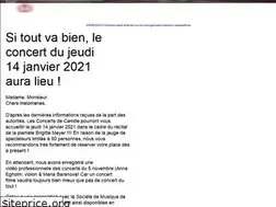 Sites similar to lesconcertsdecamille.ch