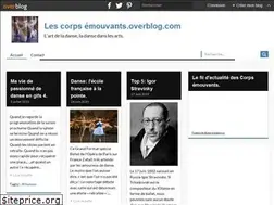 Sites similar to lescorpsemouvants.overblog.com