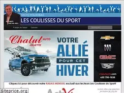 Sites similar to lescoulissesdusport.ca