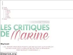 Sites similar to lescritiquesdemarine.com