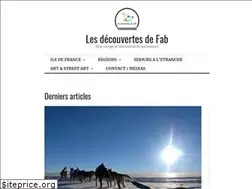 Sites similar to lesdecouvertesdefab.com
