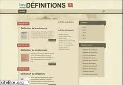 Sites similar to lesdefinitions.fr