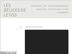 Sites similar to lesdelicesdeletiss.com
