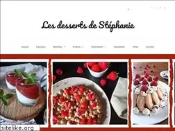 Sites similar to lesdessertsdestephanie.be