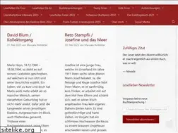 Sites similar to lesefieber.ch