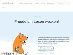 Sites similar to lesefoerderung.de