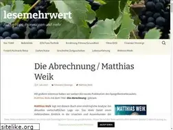 Sites similar to lesemehrwert.de