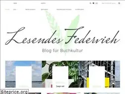 Sites similar to lesendes-federvieh.de