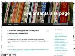 Sites similar to lesenfantsalapage.com
