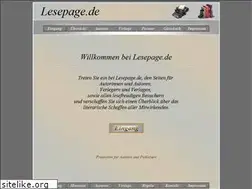 Sites similar to lesepage.de