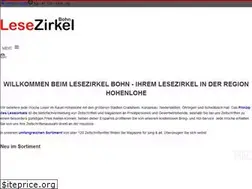 Sites similar to lesezirkel-bohn.de