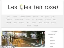 Sites similar to lesfillesenrose.com
