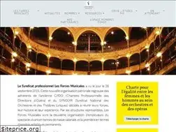 Sites similar to lesforcesmusicales.org