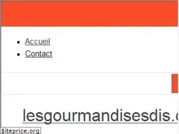 Sites similar to lesgourmandisesdis.com