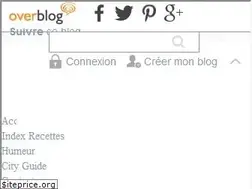 Sites similar to lesgourmandsdisentdarmelle.over-blog.com
