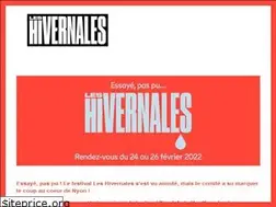 Sites similar to leshivernales.ch