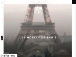 Sites similar to leshotelsdeparis.com
