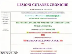 Sites similar to lesionicutaneecroniche.it