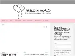 Sites similar to lesjeuxdemariage.fr