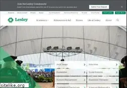 Sites similar to lesley.edu