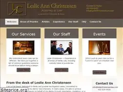 Sites similar to lesliechristensenlaw.com