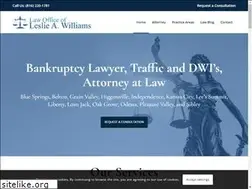Sites similar to lesliewilliamslaw.com