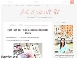 Sites similar to lesliewritesitall.com