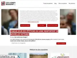 Sites similar to leslignesbougent.org