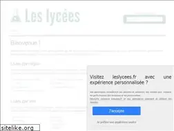 Sites similar to leslycees.fr