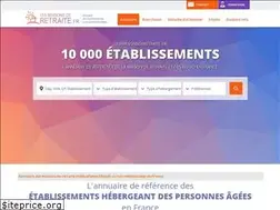 Sites similar to lesmaisonsderetraite.fr