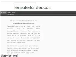 Sites similar to lesmaterialistes.com
