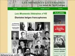 Sites similar to lesmomentslitteraires.fr