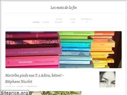 Sites similar to lesmotsdelafin.wordpress.com