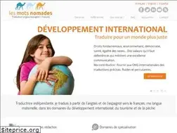 Sites similar to lesmotsnomades.com