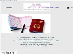 Sites similar to lesmotssontdescadeaux.com