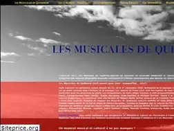 Sites similar to lesmusicalesdequiberon.fr