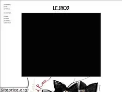 Sites similar to lesnob.com