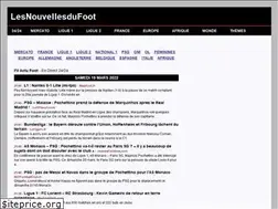 Sites similar to lesnouvellesdufoot.fr