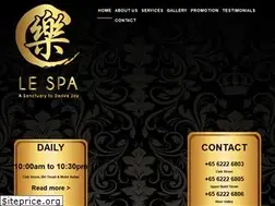 Sites similar to lespa.com.sg