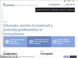 Sites similar to lespatex.si