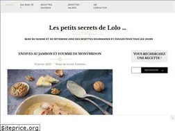 Sites similar to lespetitssecretsdelolo.com