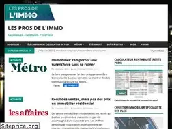 Sites similar to lesprosdelimmo.ca