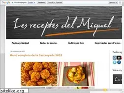 Sites similar to lesreceptesdelmiquel.blogspot.com