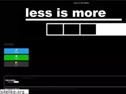 Sites similar to less-is-more.xyz