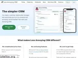 Sites similar to lessannoyingcrm.com