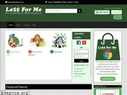 Sites similar to lessforme.com